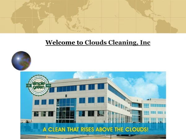 Welcome to Clouds Cleaning, Inc