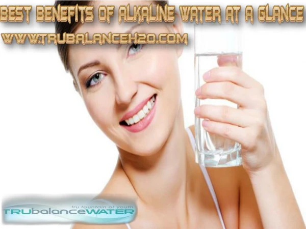 Best Benefits of Alkaline Water at a Glance