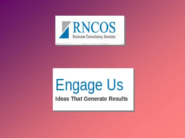 RNCOS Provides Different Market Research Services In India