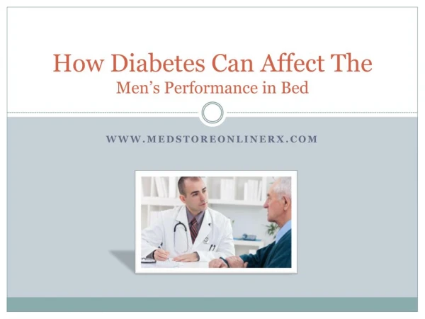 How Diabetes Can Affect The Men’s Performance in Bed