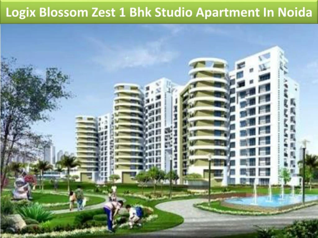 logix blossom zest 1 bhk studio apartment in noida
