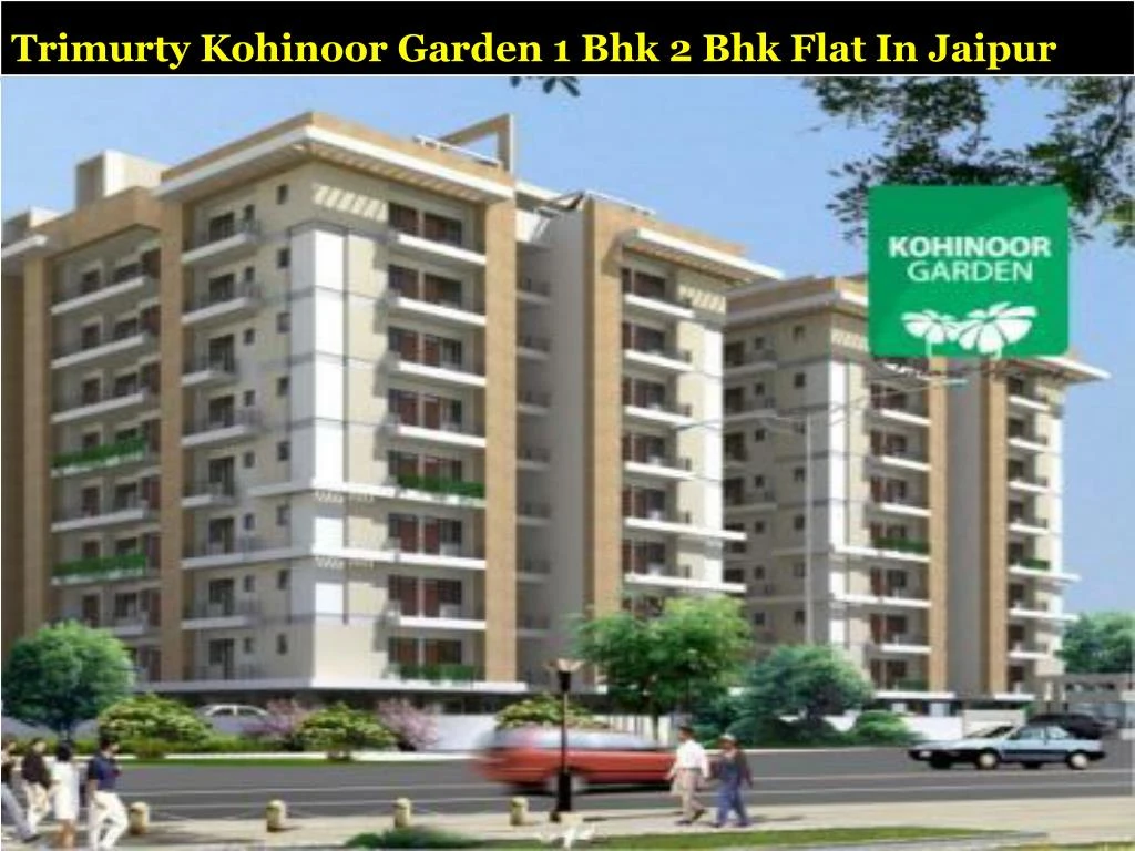 trimurty kohinoor garden 1 bhk 2 bhk flat in jaipur