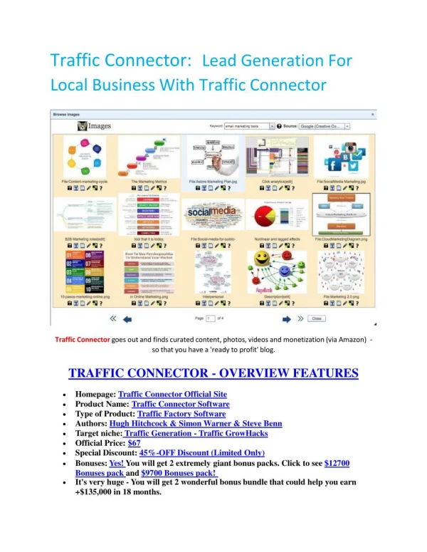 traffi c c o nnect o r l ead gen e r a tion for loca l busi n ess w i th t r affic conn e ctor
