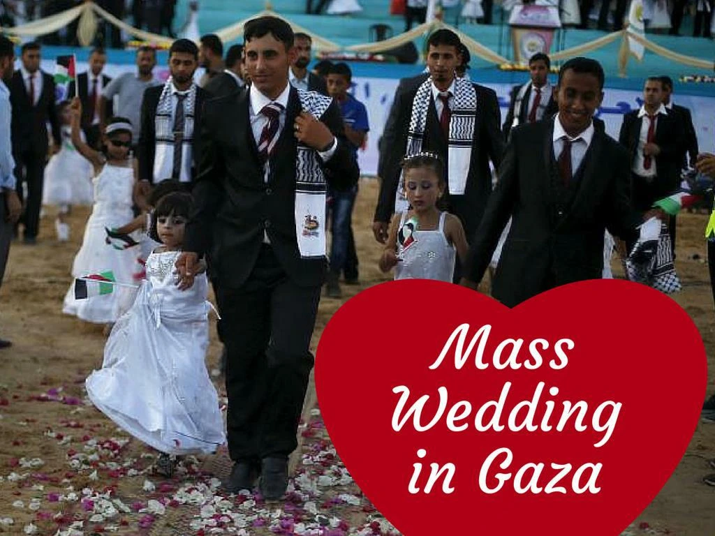 mass wedding in gaza