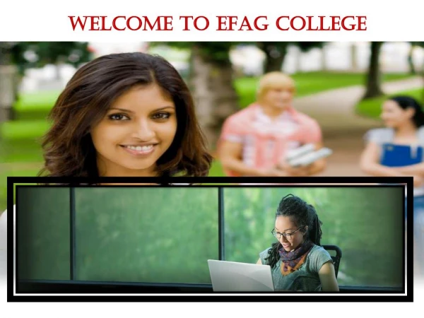 E Learning Courses at EFAG College UK