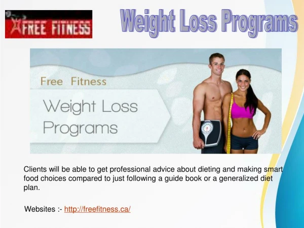 Weight Loss Programs and Workout Routine