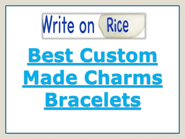 Best Custom Made Charms Bracelets