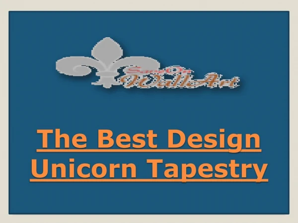 The Best Design Unicorn Tapestry
