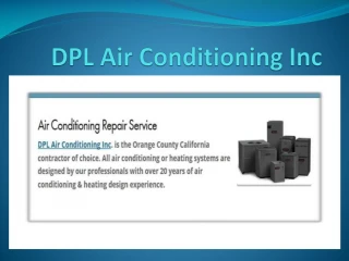 Air Conditioning & Heating Repair in California - slide 1