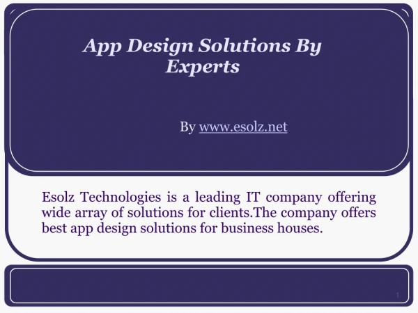 App Design Services By App Designing Company