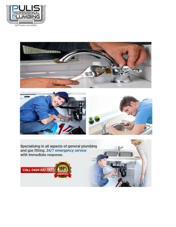 Plumber West Melbourne - better than the best