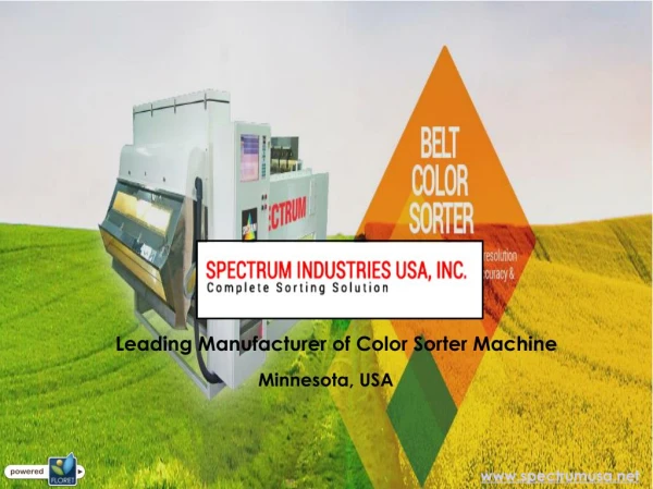 Color Sorter Machine Manufacturer