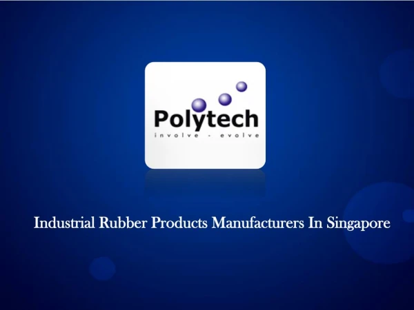 Industrial Rubber Products Manufacturers