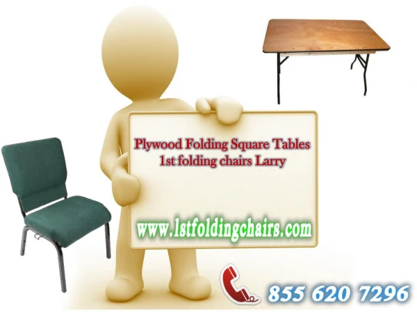 Plywood Folding Square Tables - 1st folding chairs Larry