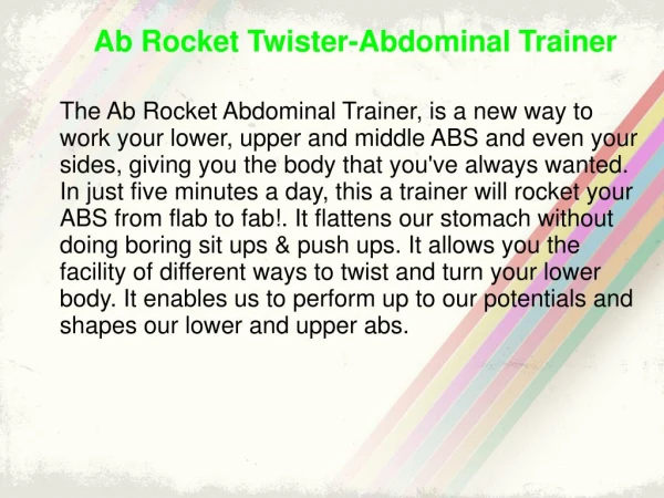 Ab Rocket Twister Abdominal Trainer