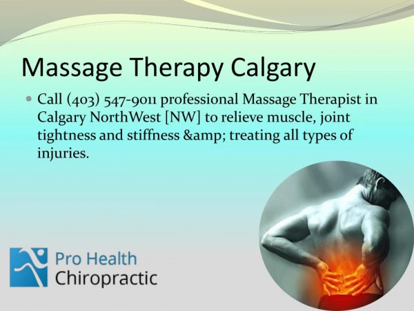 Massage Therapy Calgary