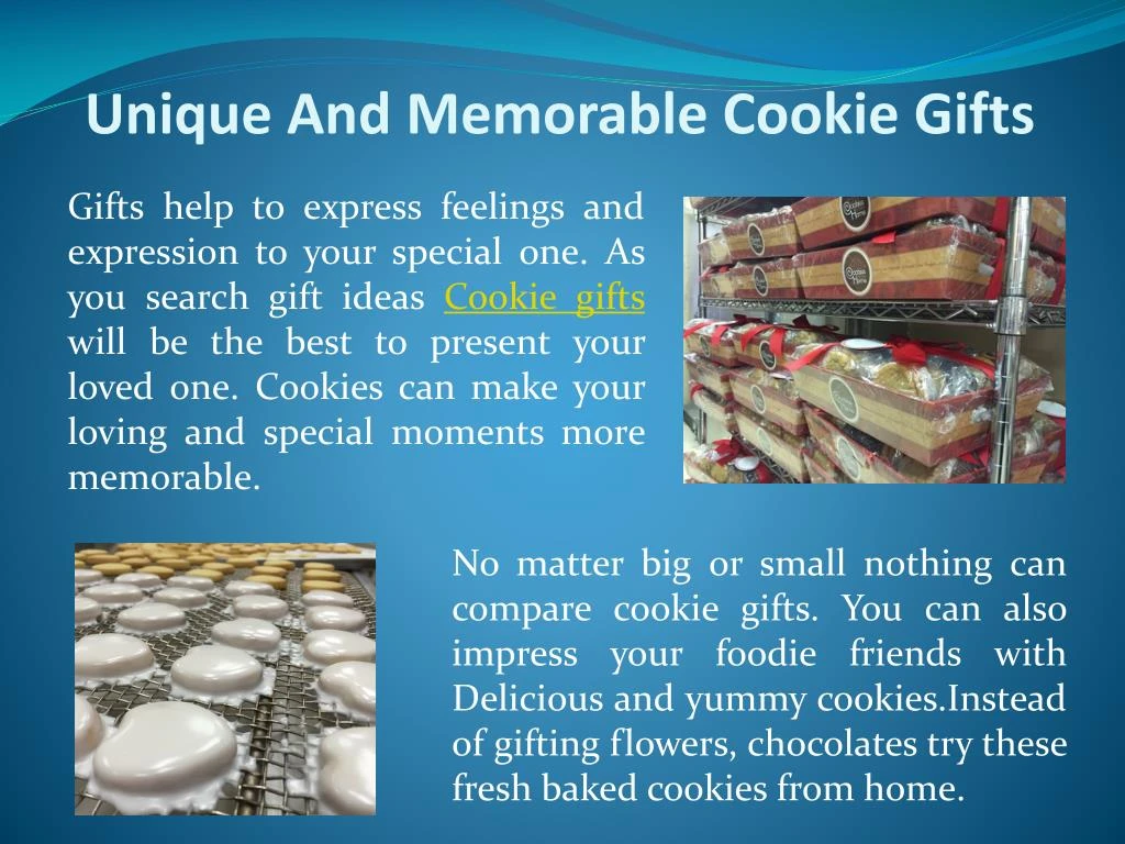 unique and memorable cookie gifts