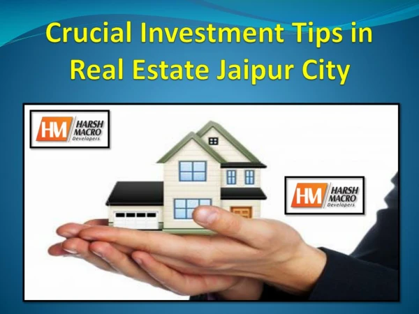 Crucial Investment Tips in Real Estate Jaipur City