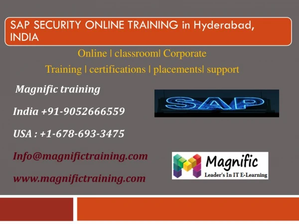 online training classes on sap security in kolkata,mumbai
