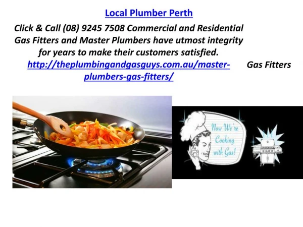Local Plumber Perth