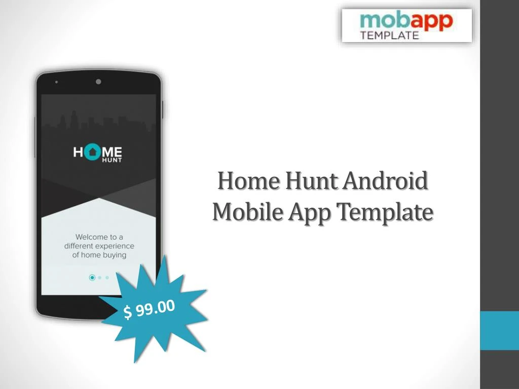 home hunt android mobile app template
