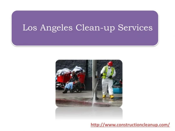 Los Angeles Clean-up Services