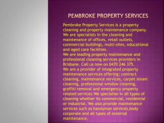 property maintenance Brisbane - slide 1