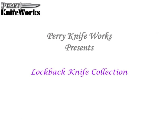 Lockback Knife