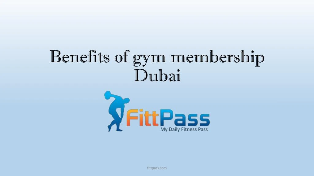 benefits of gym membership dubai