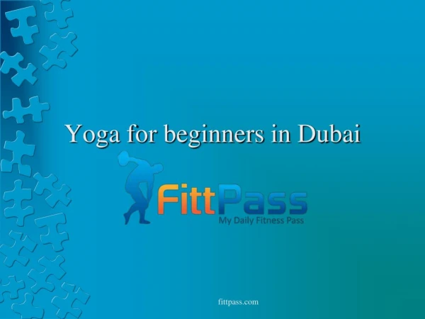 Yoga for beginners in Dubai.