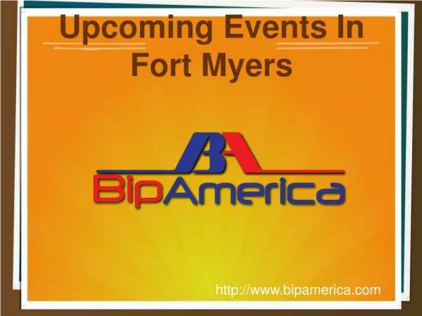 Upcoming Events In Fort Myers