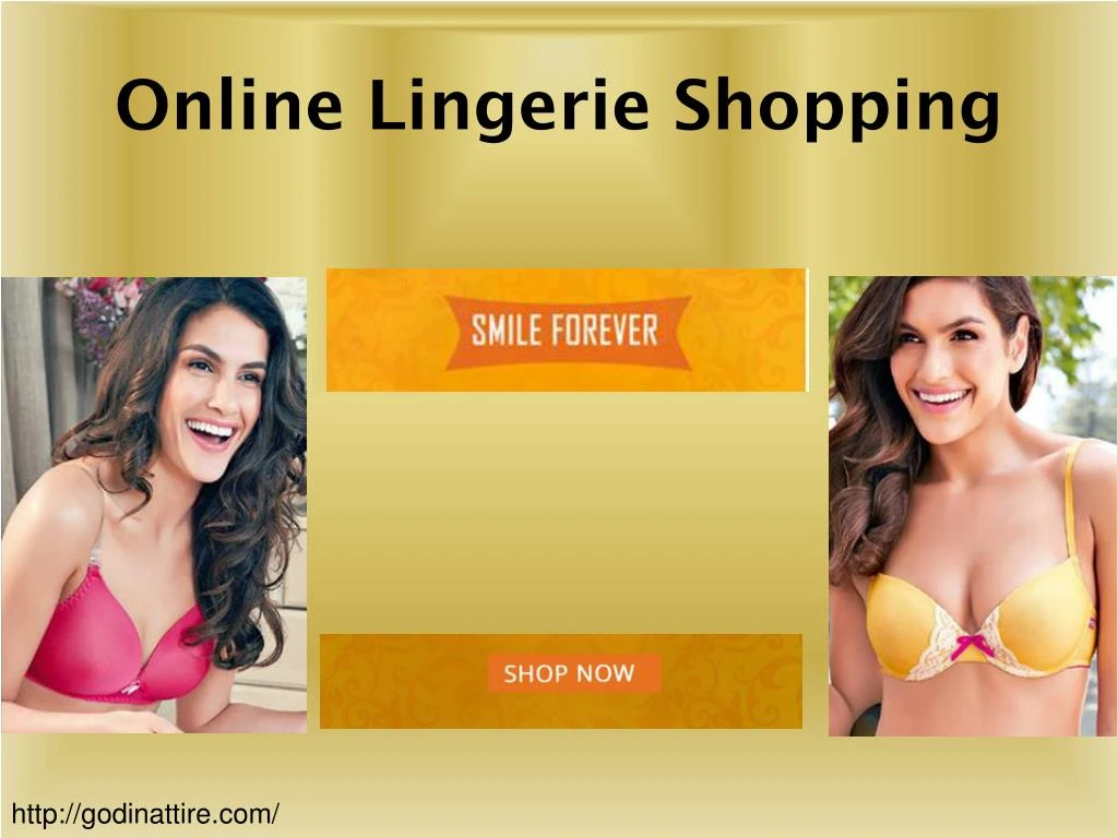 online lingerie shopping