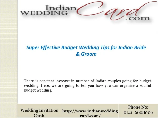 Budget Wedding Tips for Indian Bride & Groom