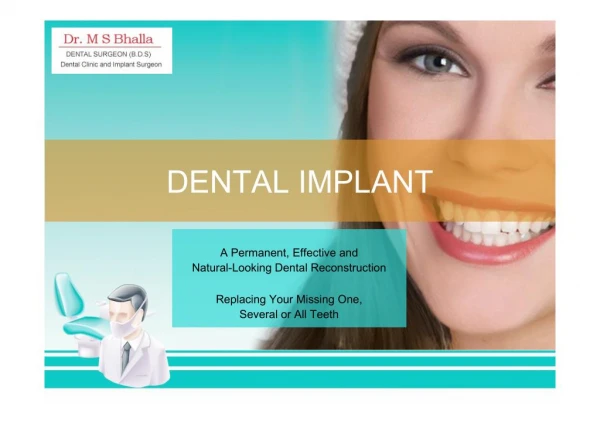Dental Implants | Dr. Bhalla Dental Clinic