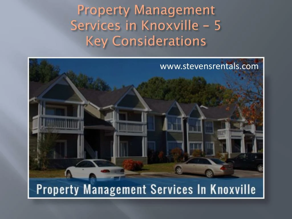property management services in knoxville 5 key considerations
