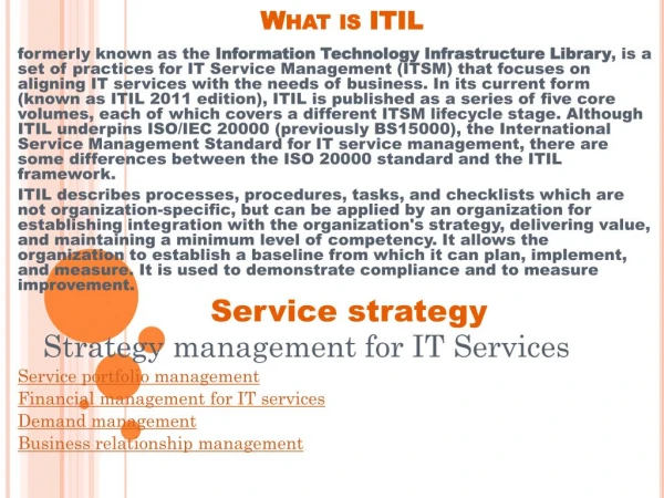 ITIL Training | ITIL online training | PECB ISO certification