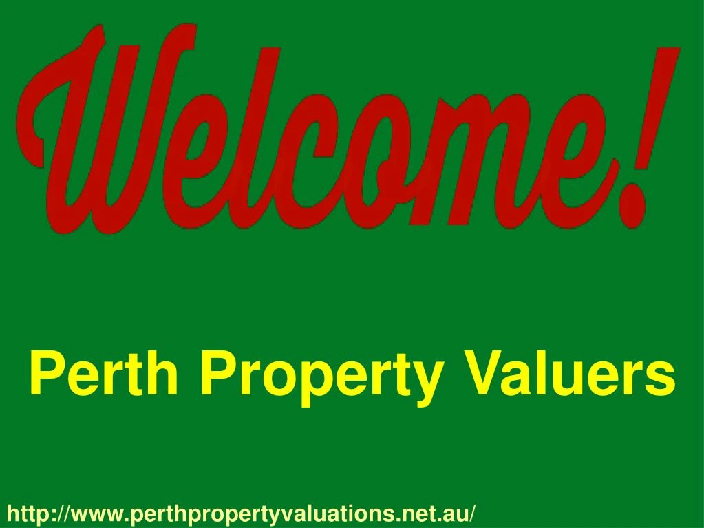 perth property valuers