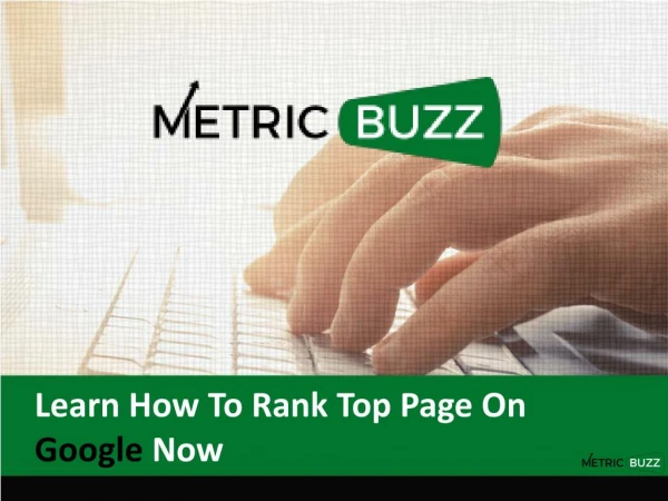Learn How To Rank Top Page On Google Now