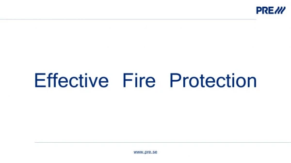 Effective Fire Evacuation Planning