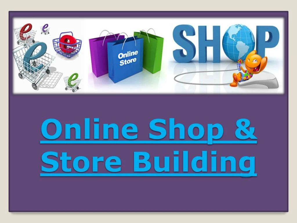 online shop store building