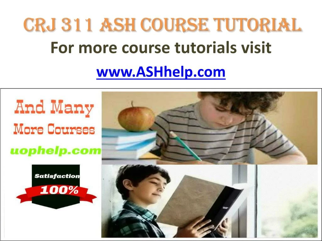 for more course tutorials visit www ashhelp com