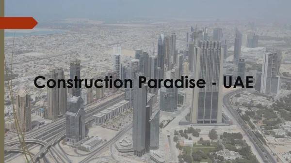 Construction in UAE