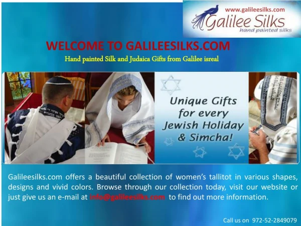 Israel of galilee Gift shop at Galileesilks