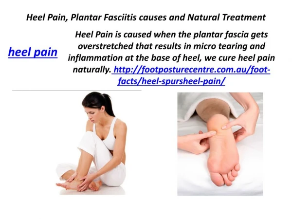 Heel Pain Plantar Fasciitis causes and Natural Treatment