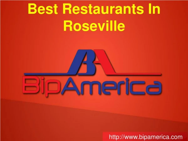 Best Restaurants In Roseville
