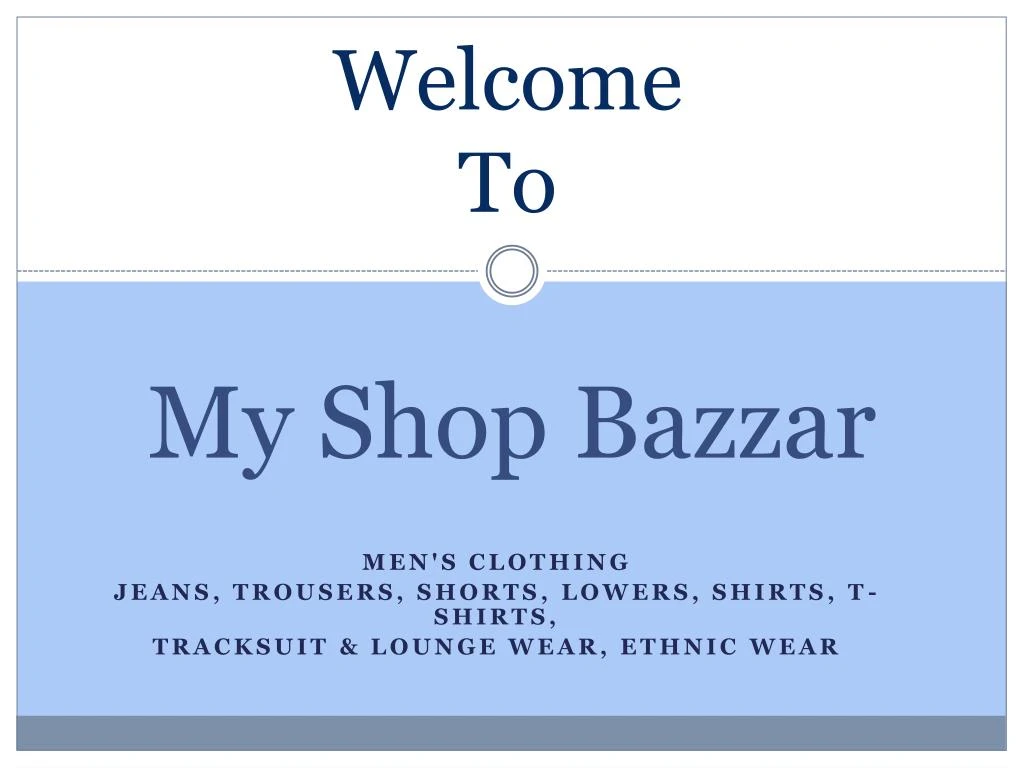 my shop bazzar