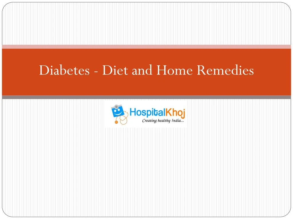 diabetes diet and home remedies