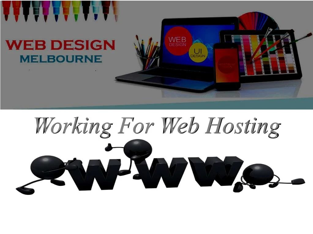 working for web hosting