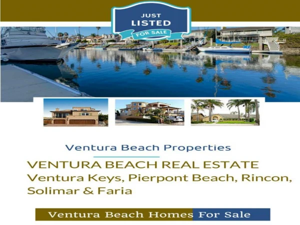 Ventura Beach Homes For Sale