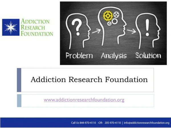 Complete your Alcohol, Drug Addiction Survey - Research Foundation, Birmingham, Alabama